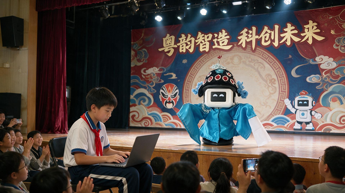 Magos performing Cantonese opera